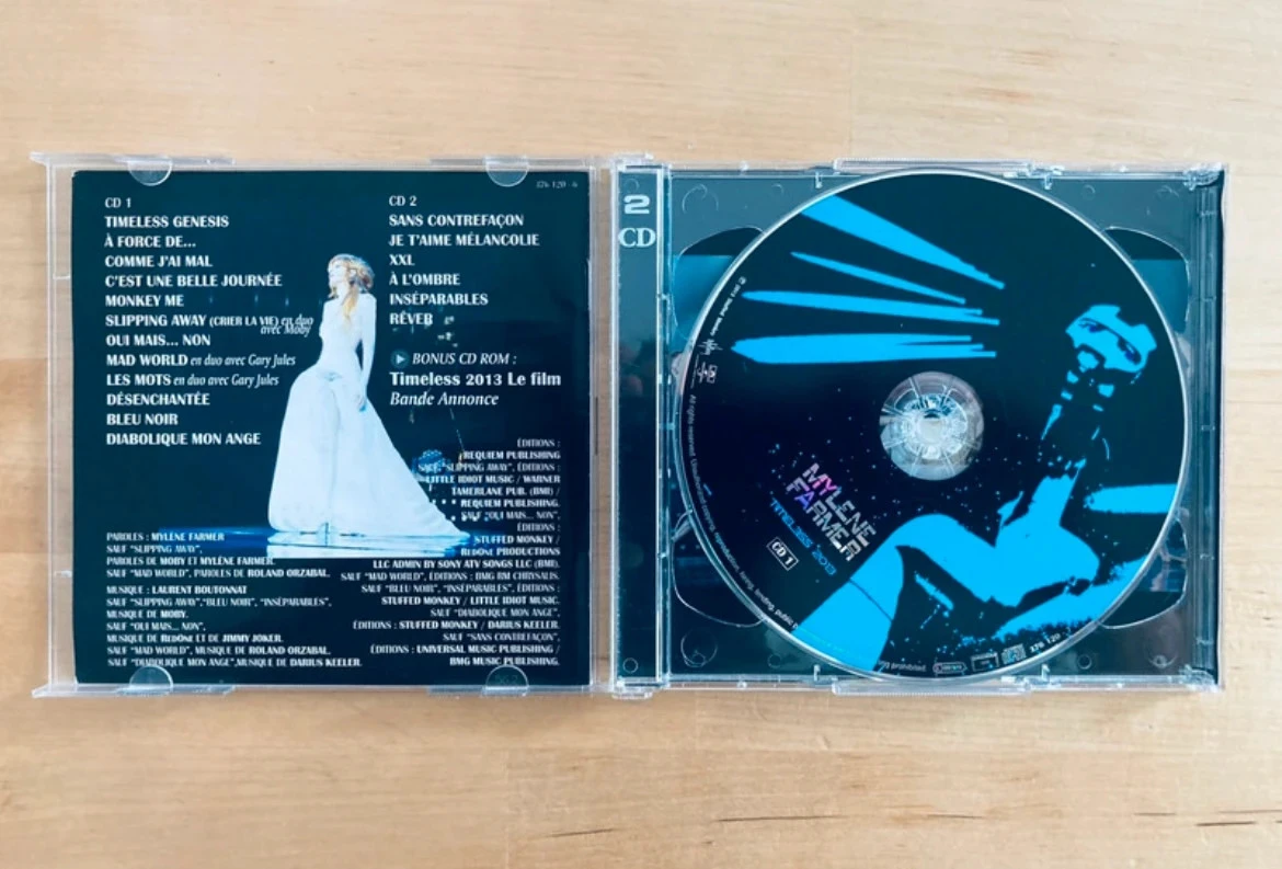 CD duplo Mylène Farmer Live Timeless 2013. – photo 2